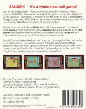 Ballistix! (1989)(Superior)[h TSTH] box cover back